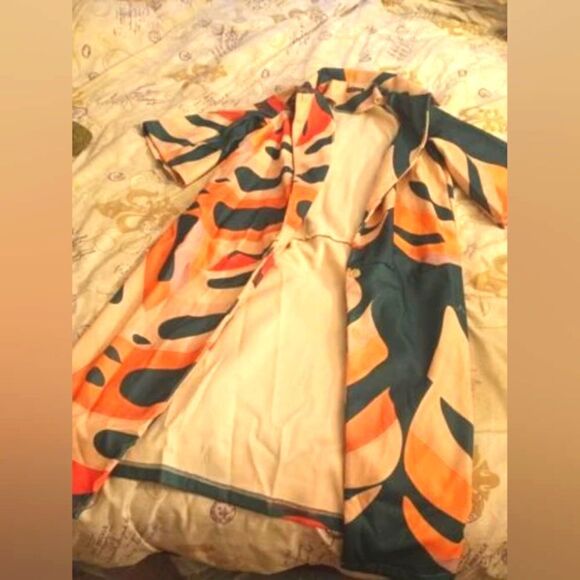 Nwt multicolor Overcoat sz large - Picture 15 of 15